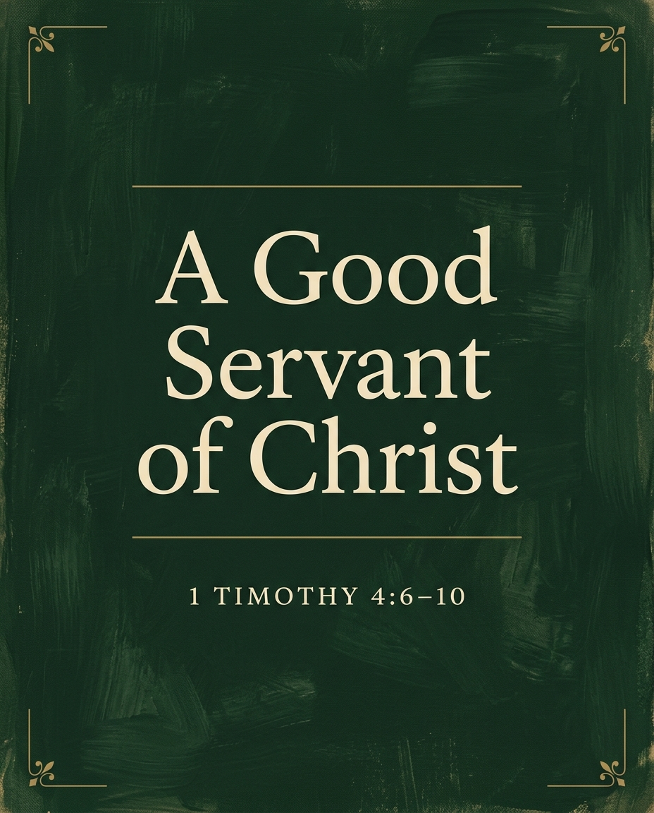 A Good Servant of Christ