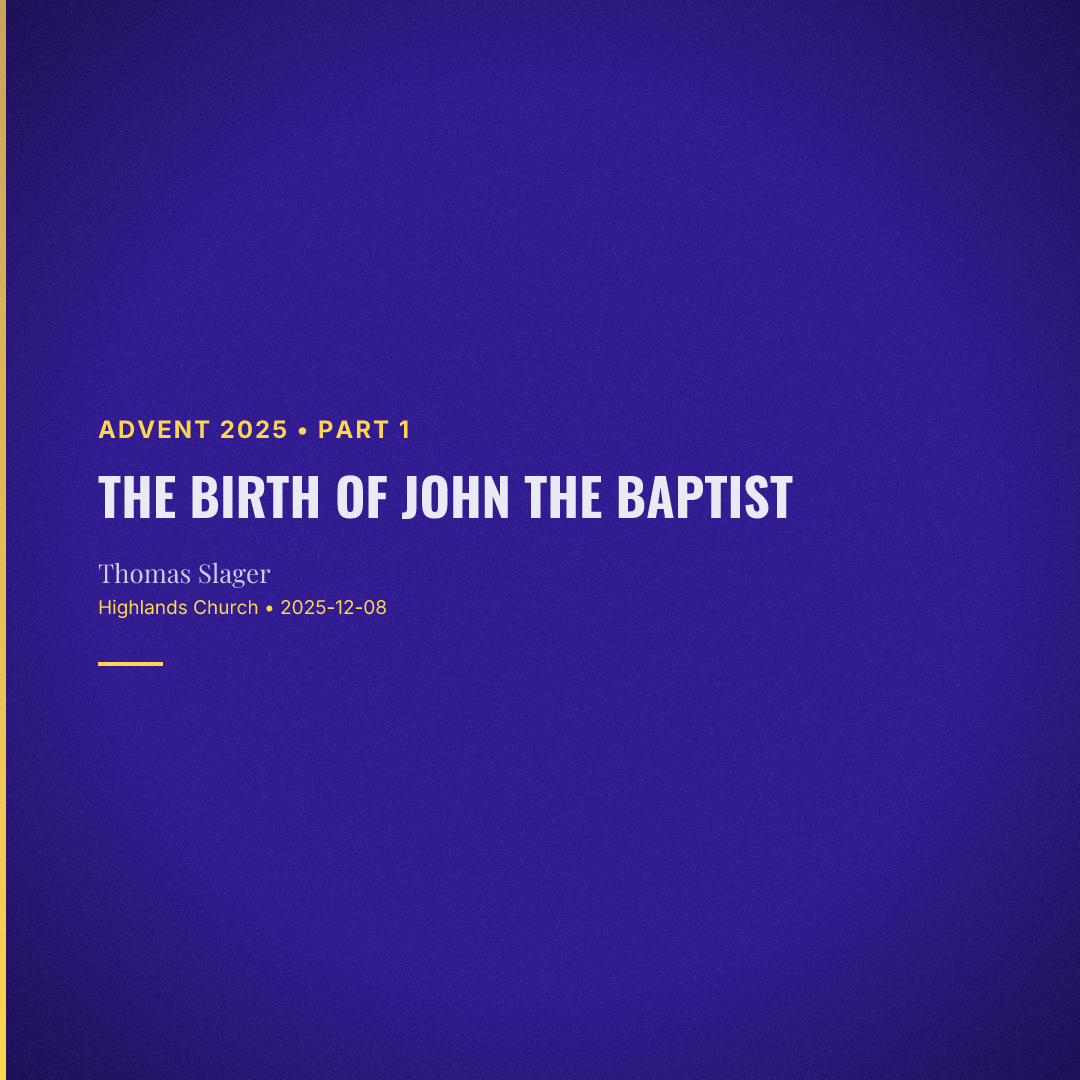 The Birth of John the Baptist