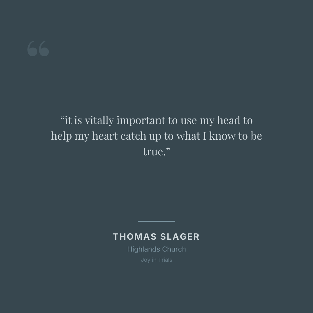 it is vitally important to use my head to help my heart catch up to what I know to be true.